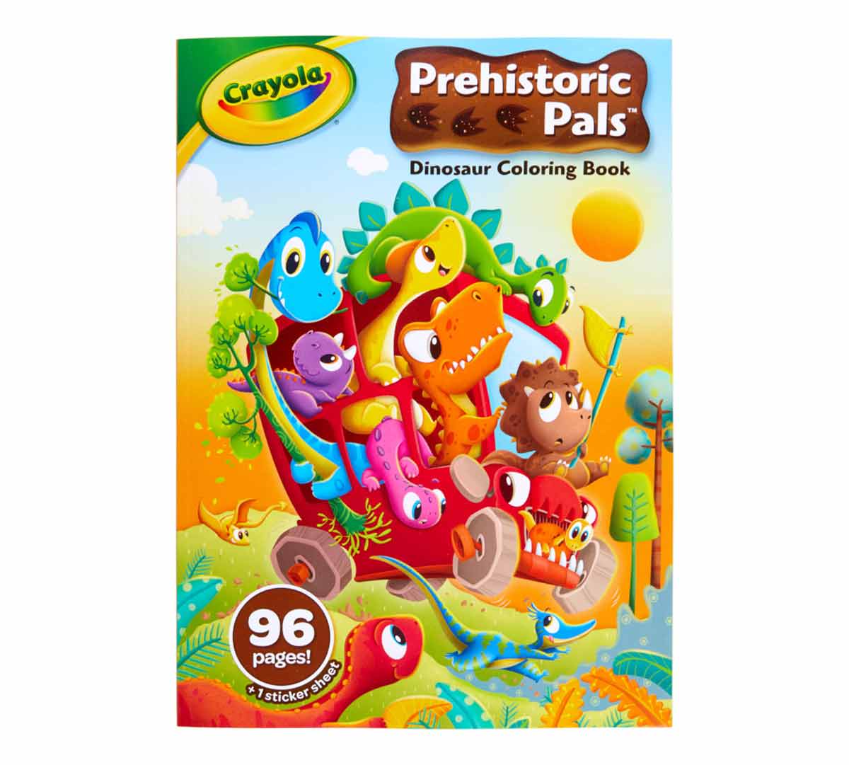 Crayola Dinosaur Coloring Book, 96 Coloring Pages,