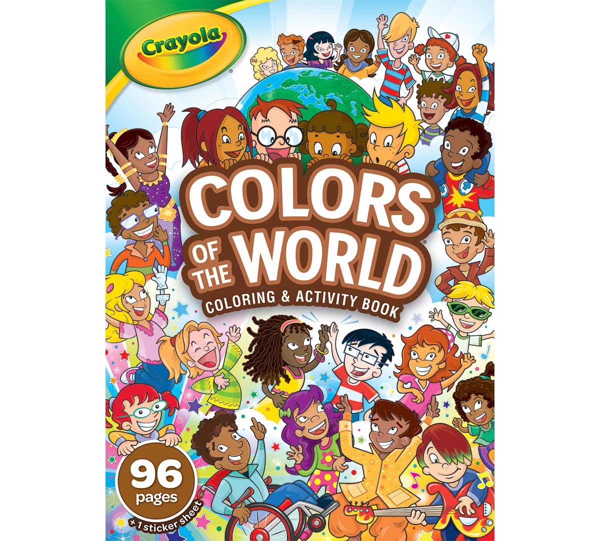 Crayola Colors Of The World Coloring Book-96 Pages