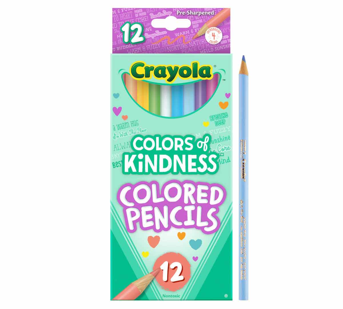 12 Count Colors of Kindness Colored Pencils